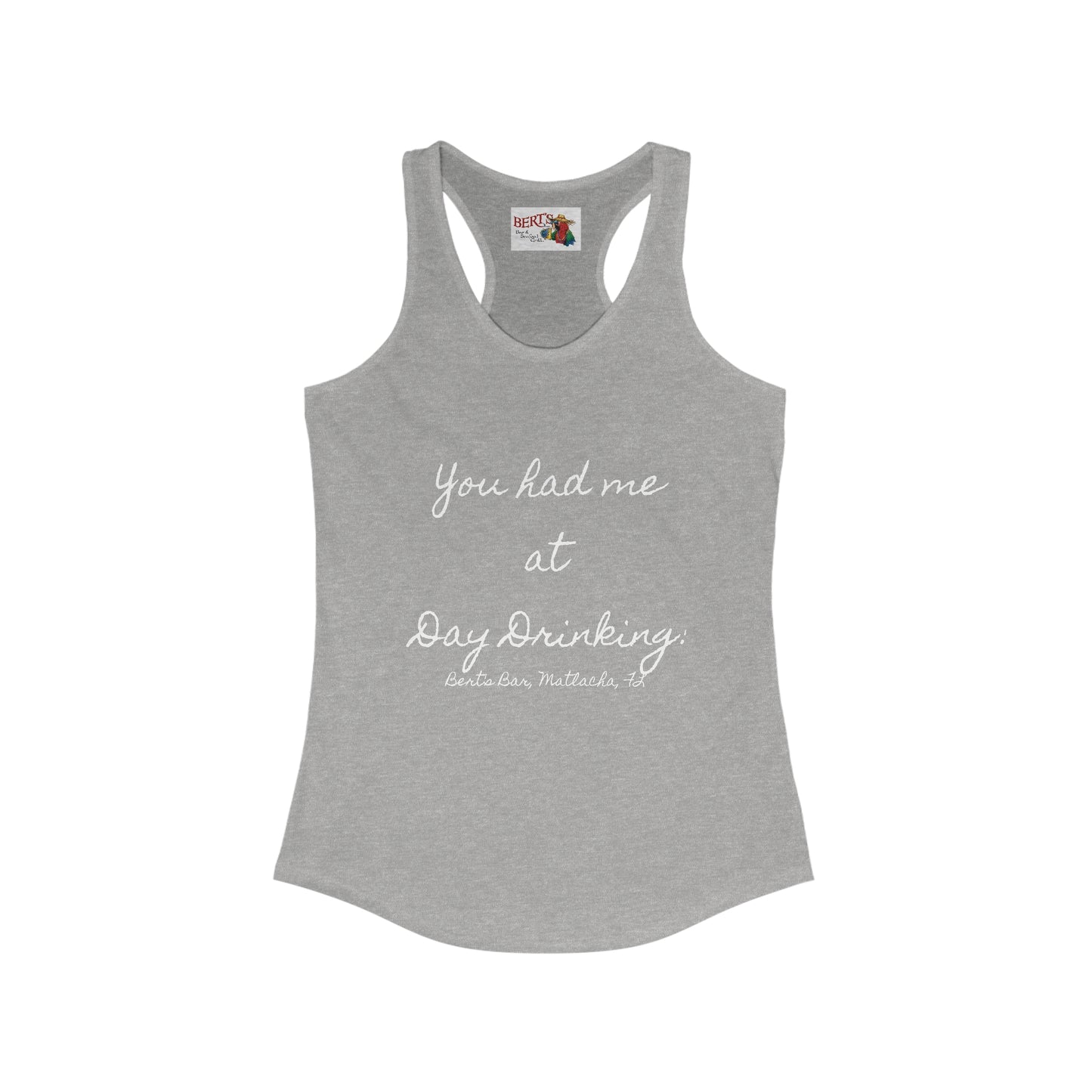 Women's Day Drinking Racerback Tank (ship only)
