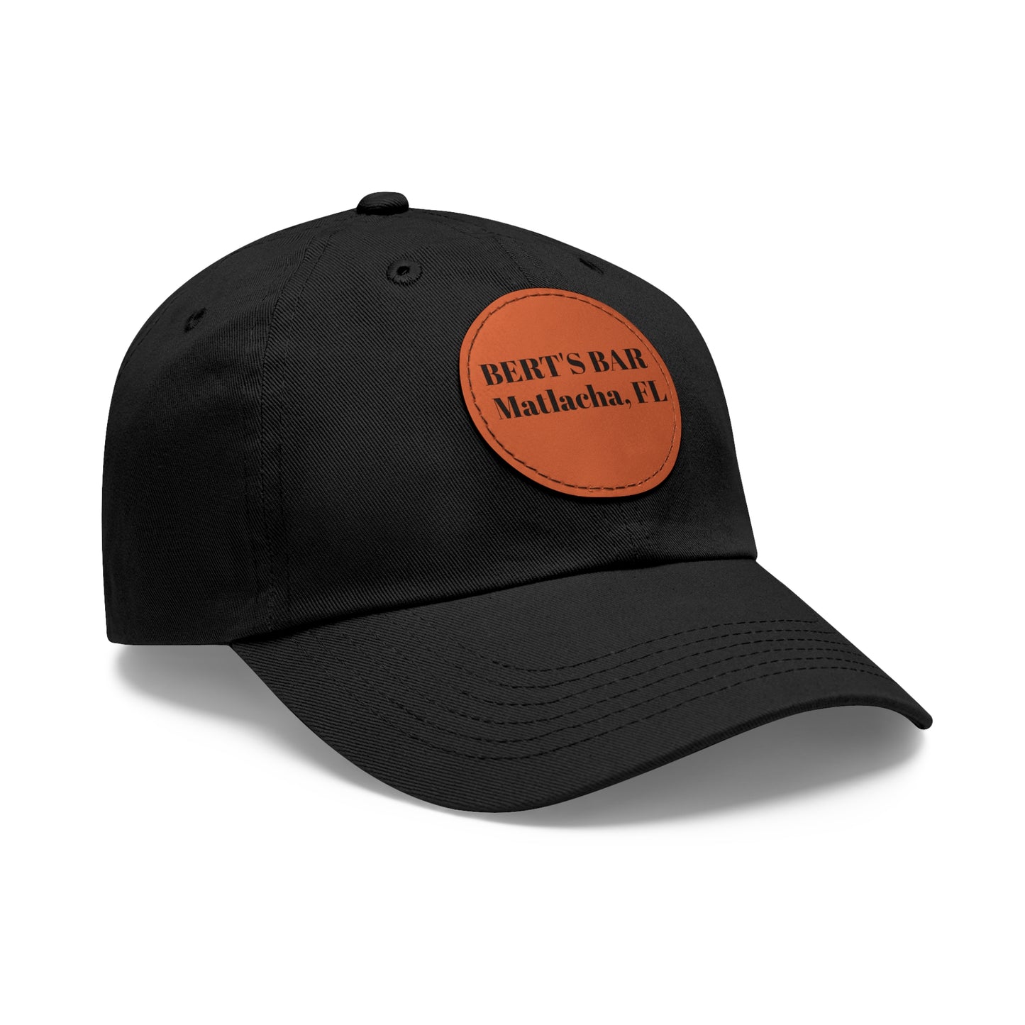 Dad Hat with Leather Patch (Ship Only)