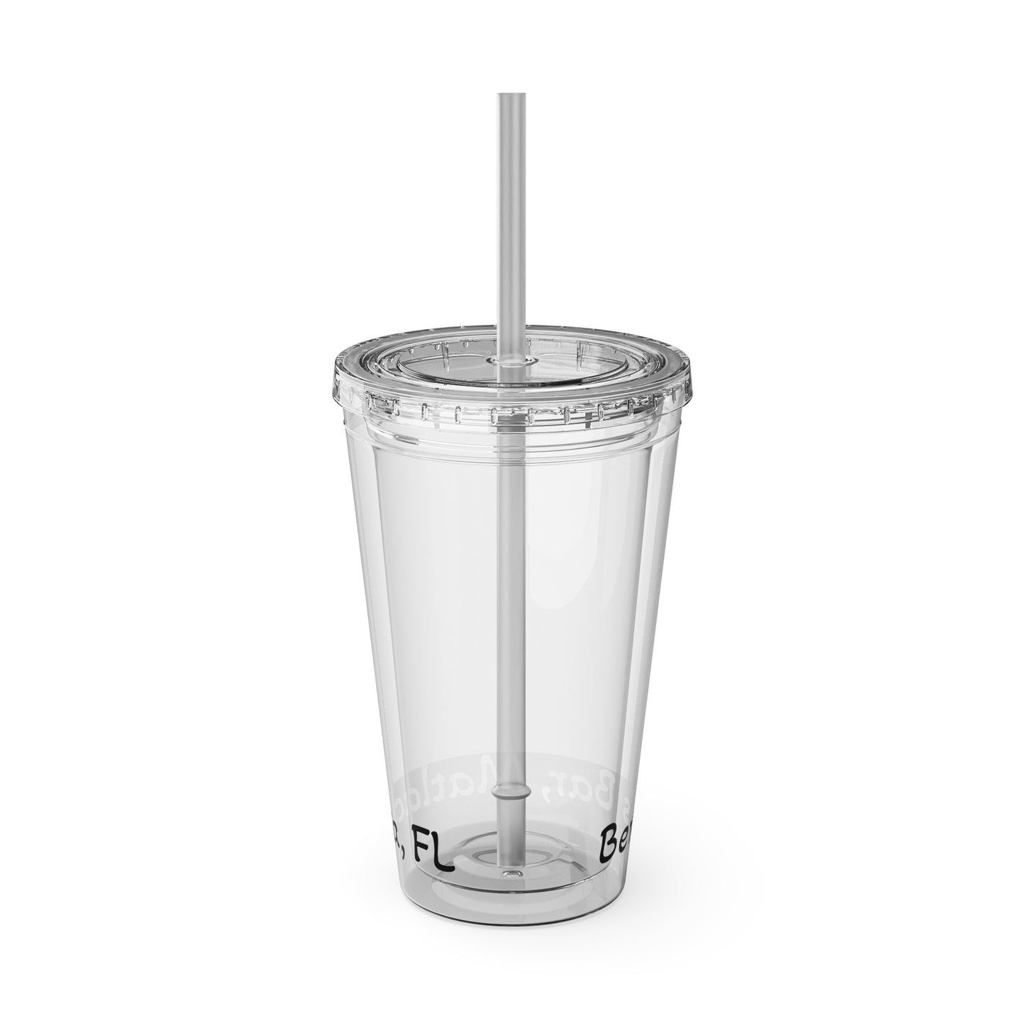 Sunsplash Tumbler with Straw, 16oz (ship only )