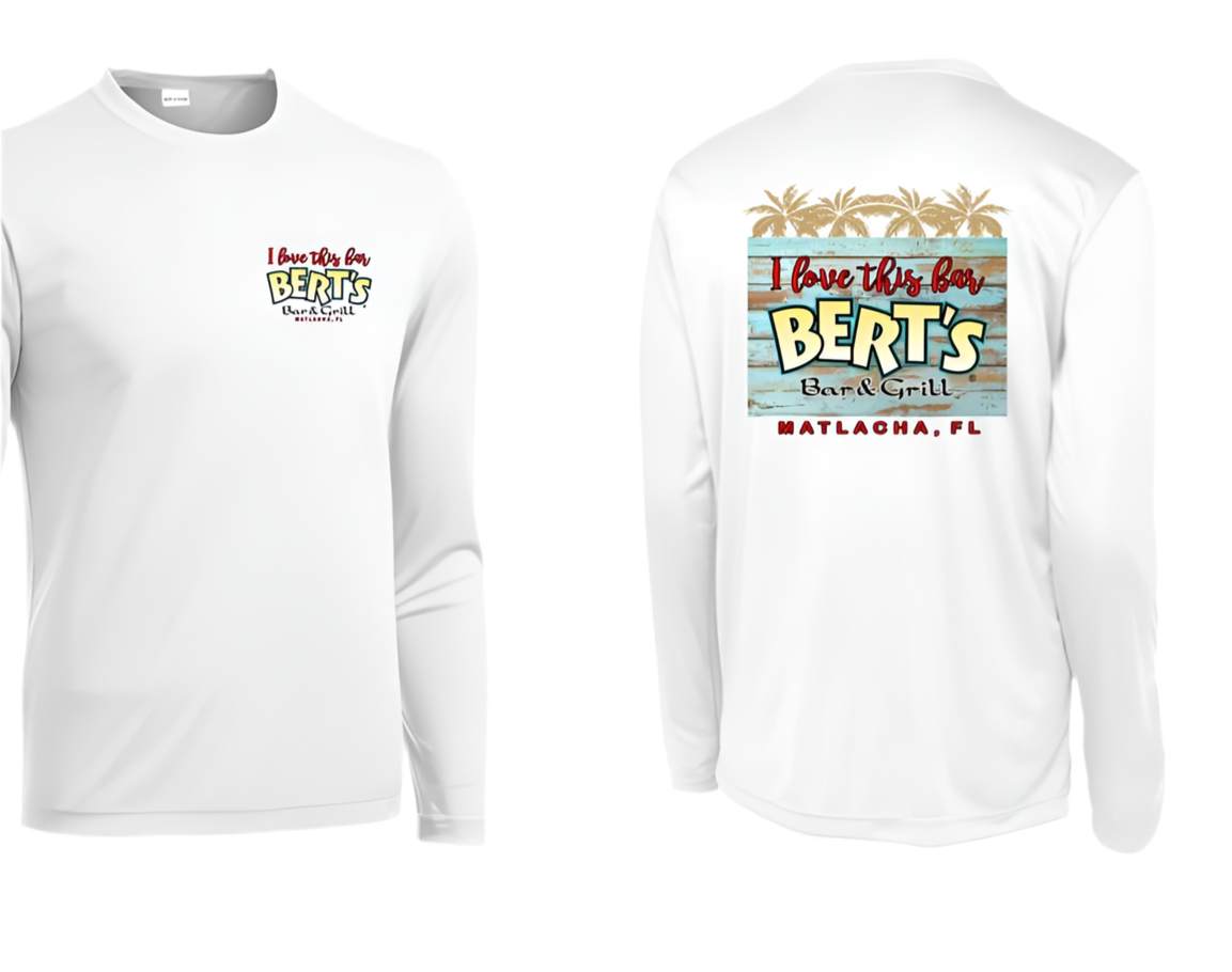 "I Love this Bar" Men's long sleeve performance shirt