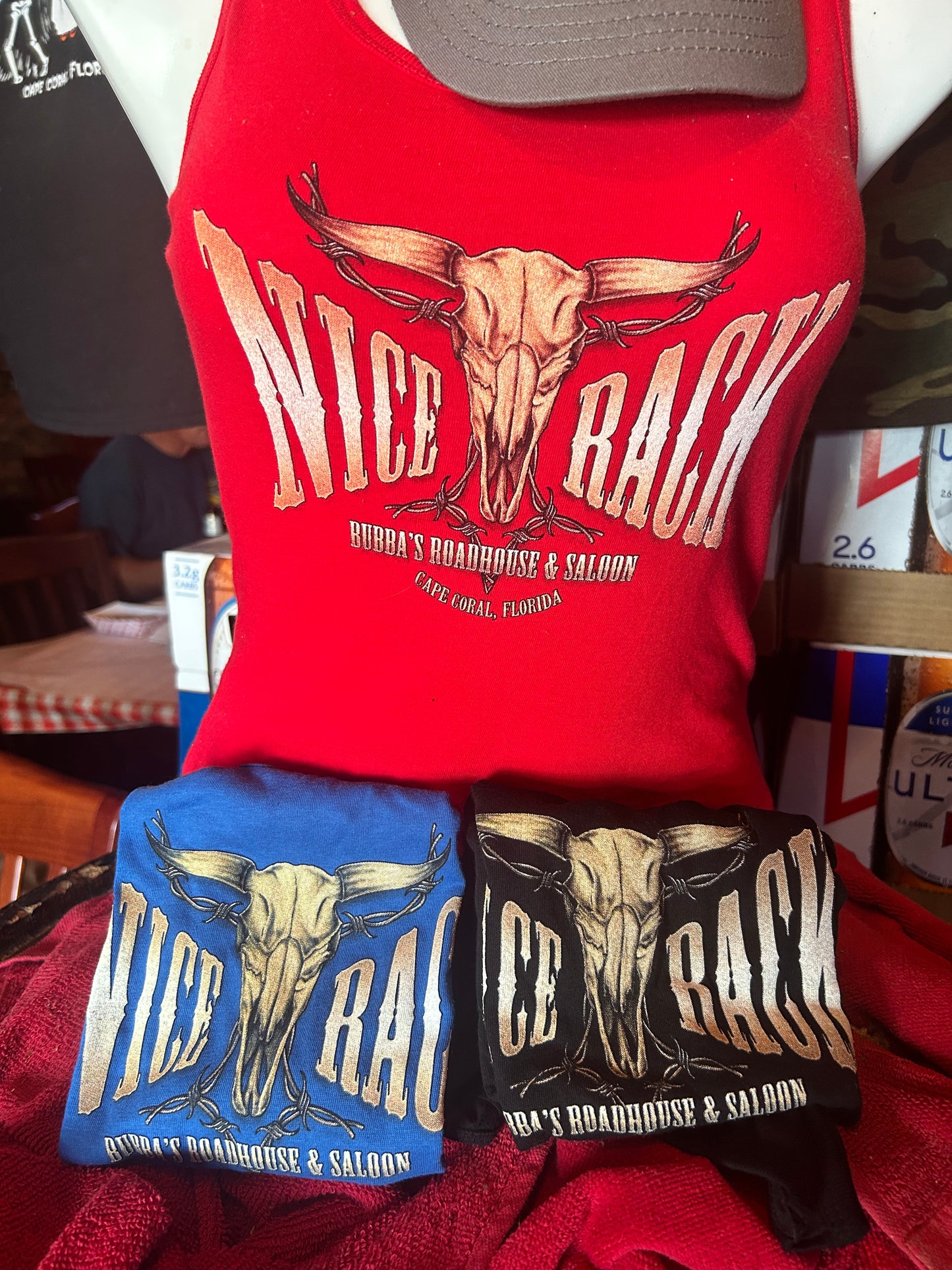 "Nice Rack" Women's Tank Top - Bubba's Roadhouse