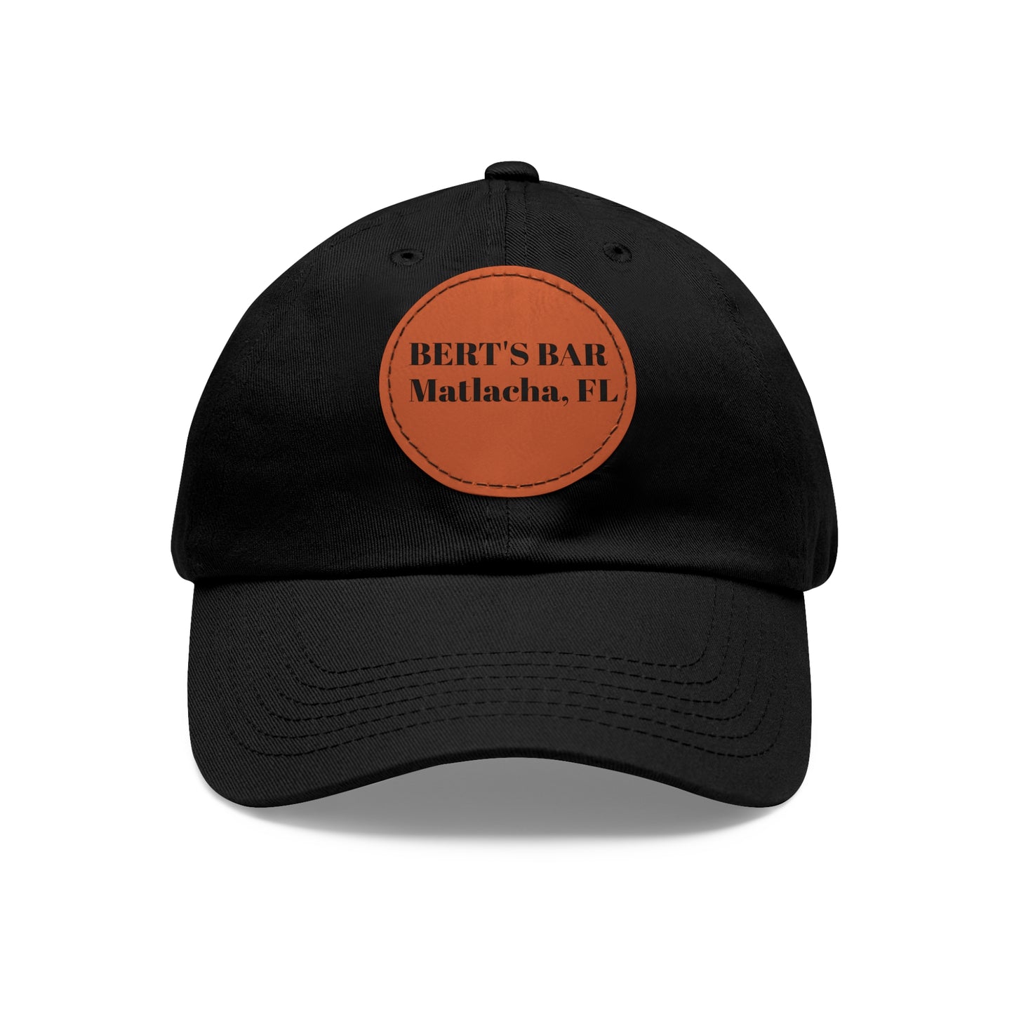 Dad Hat with Leather Patch (Ship Only)
