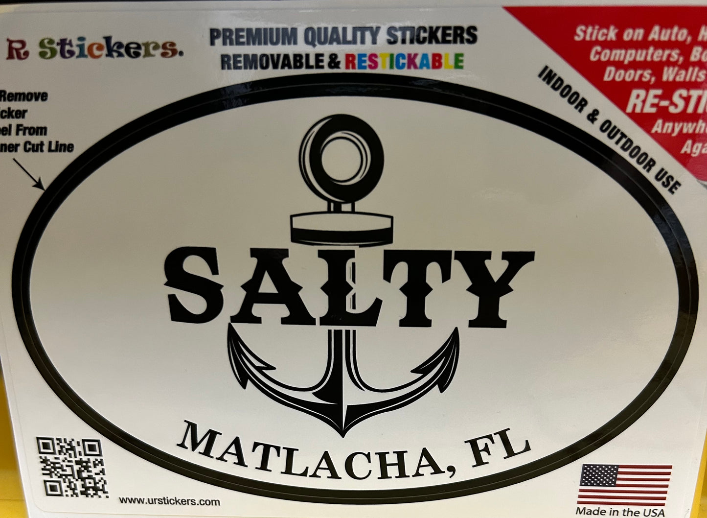 Salty VINYL STICKER
