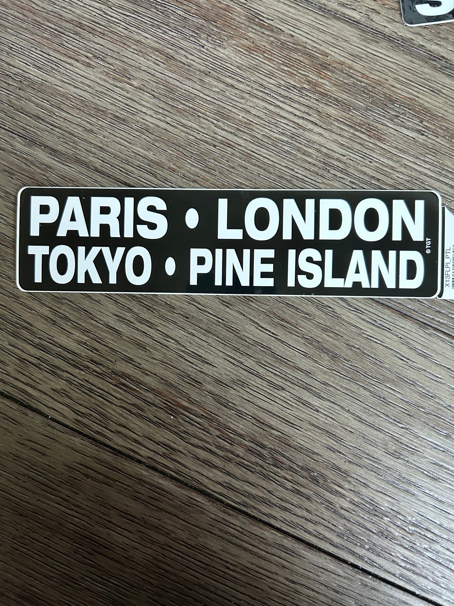 Vinyl Stickers 7"x1.75" (outdoor/indoor)