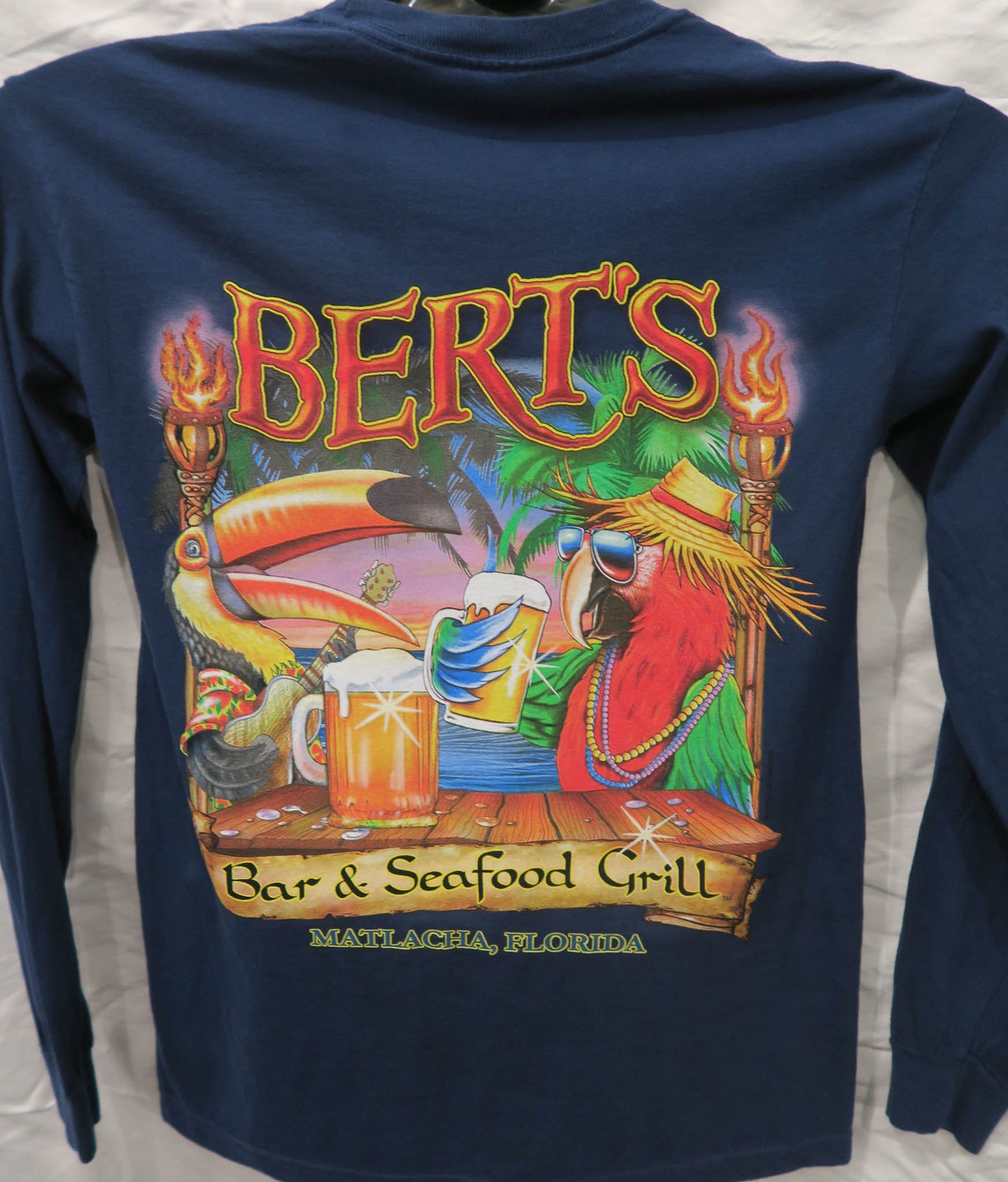 Long Sleeved Bert's Birds with Pocket