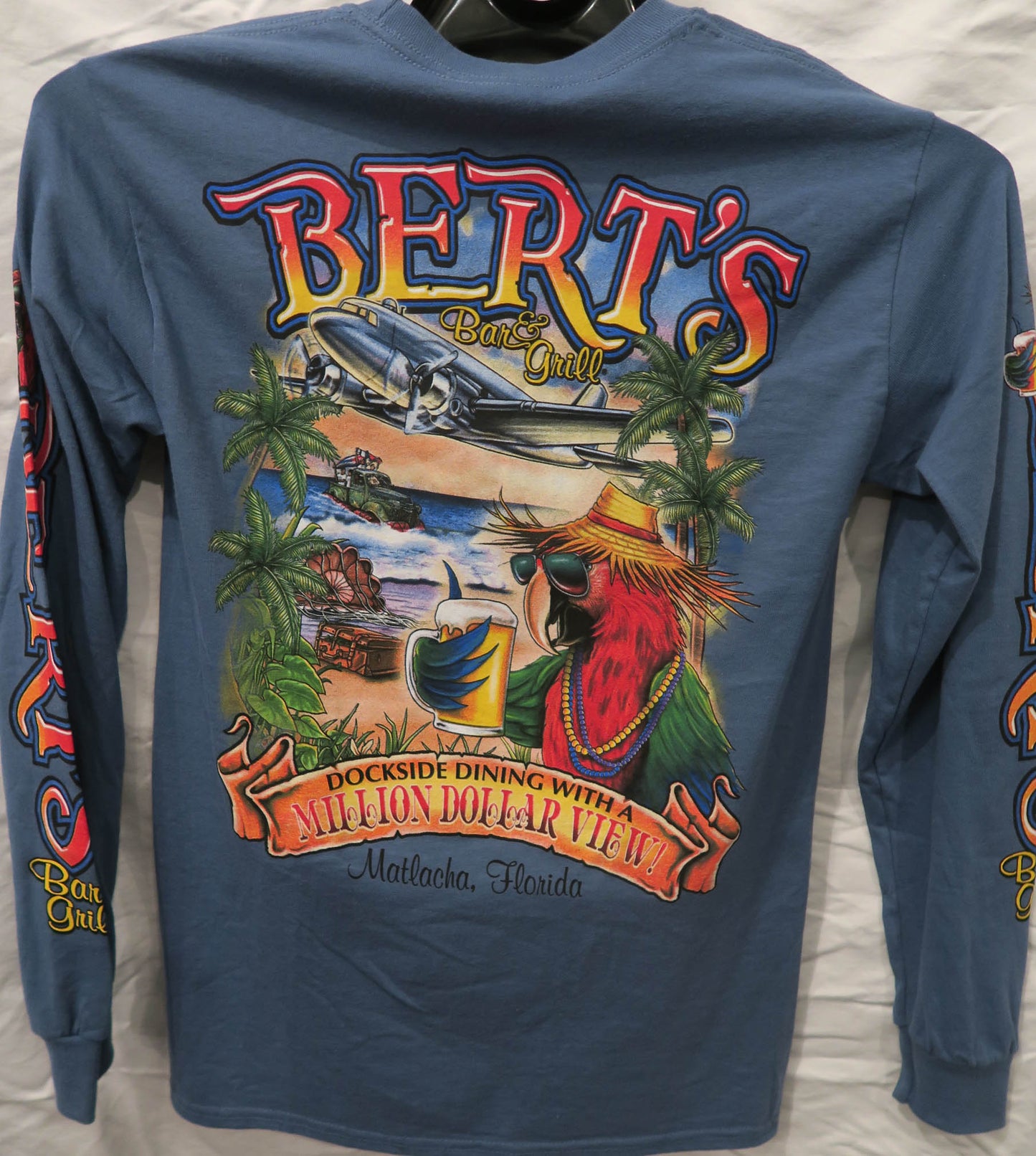 Long-Sleeved Refugee Parrot Shirt