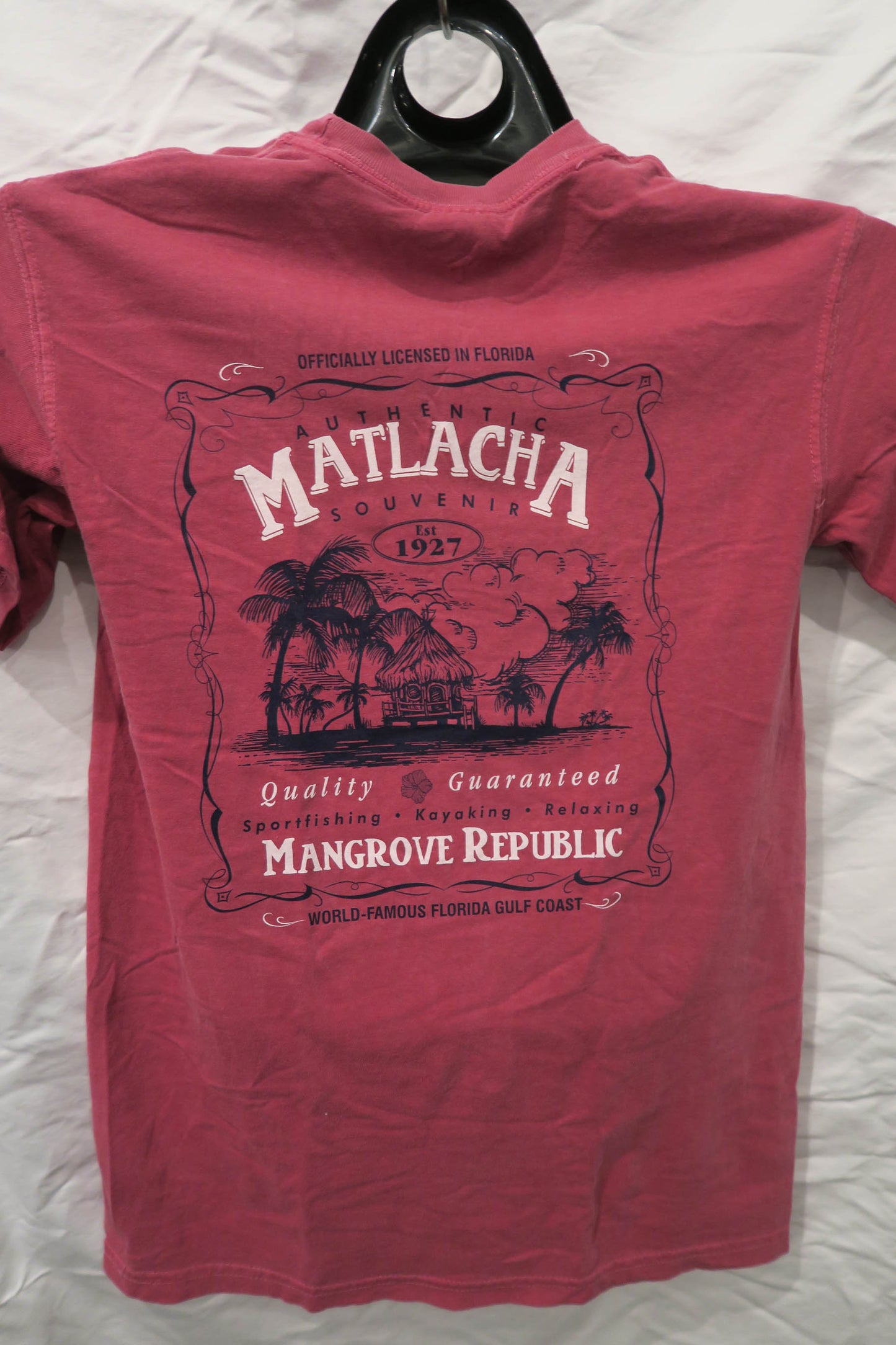 Mangrove Republic Men's Preshrunk Cotton Tee (Brick)