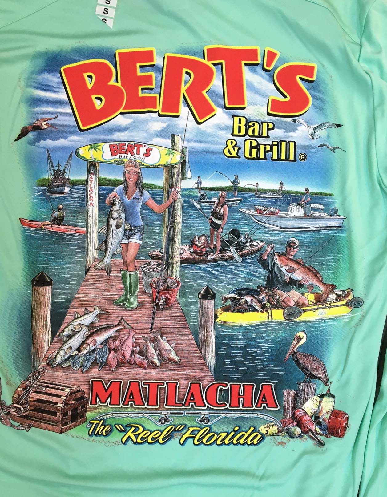 Long Sleeve "Reel Florida" UPF 50 Men's shirt