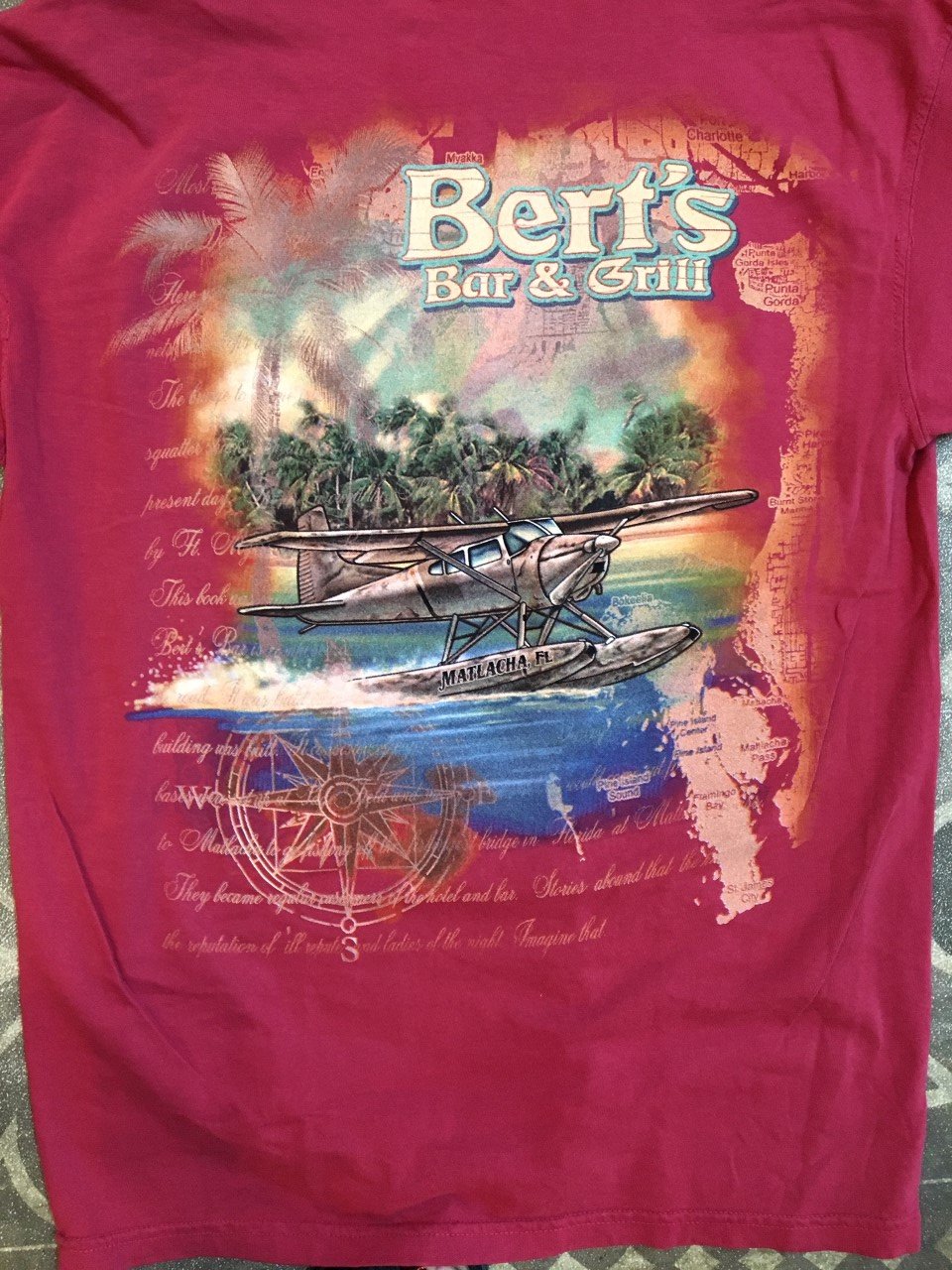 Bert's Pocket T with Seaplane (Men's, Yam color)