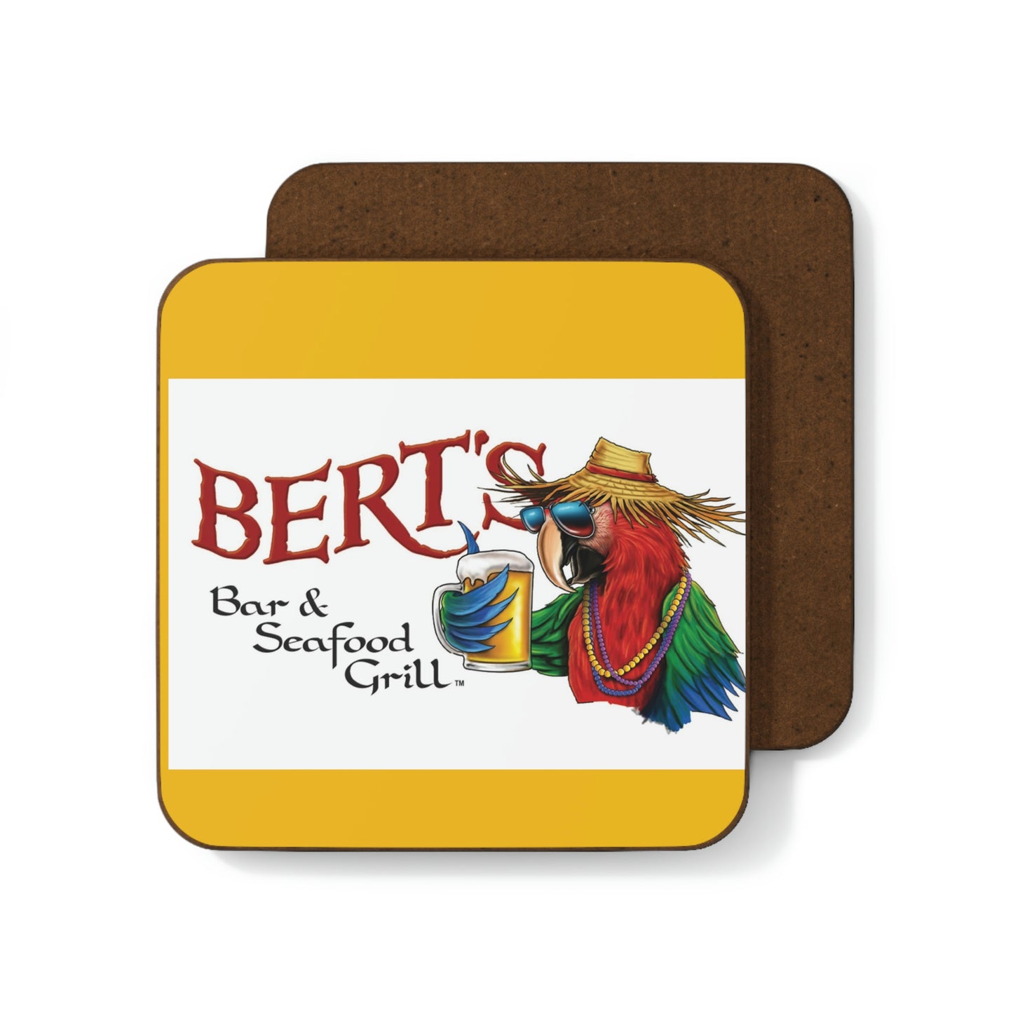 Hardboard Back Bert's Coaster (Ship only) 3.5x3.5