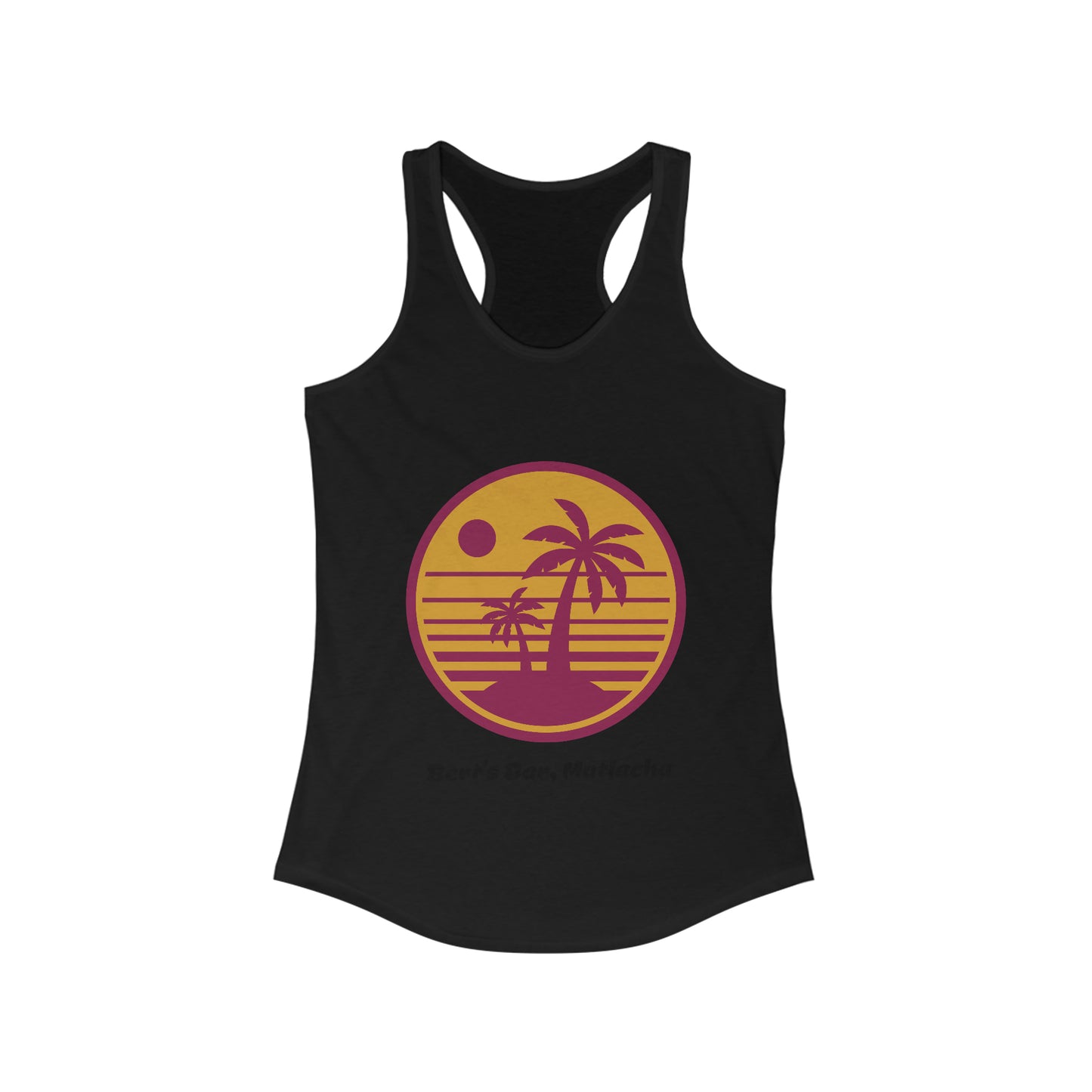 Women's Ideal Racerback Bert's Sunset Tank (Ship only)