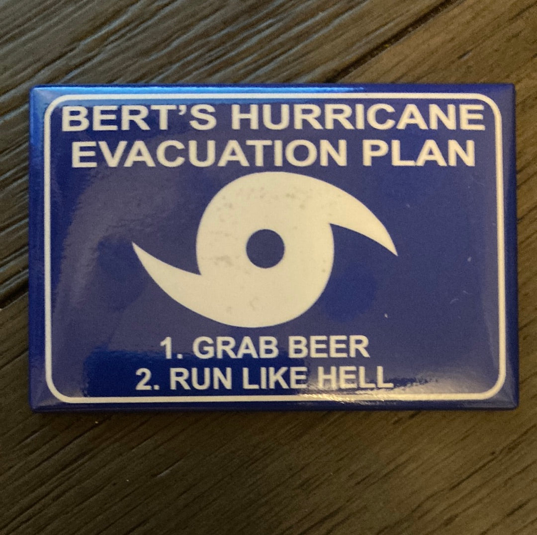 Bert's Hurricane Magnet (2x3)