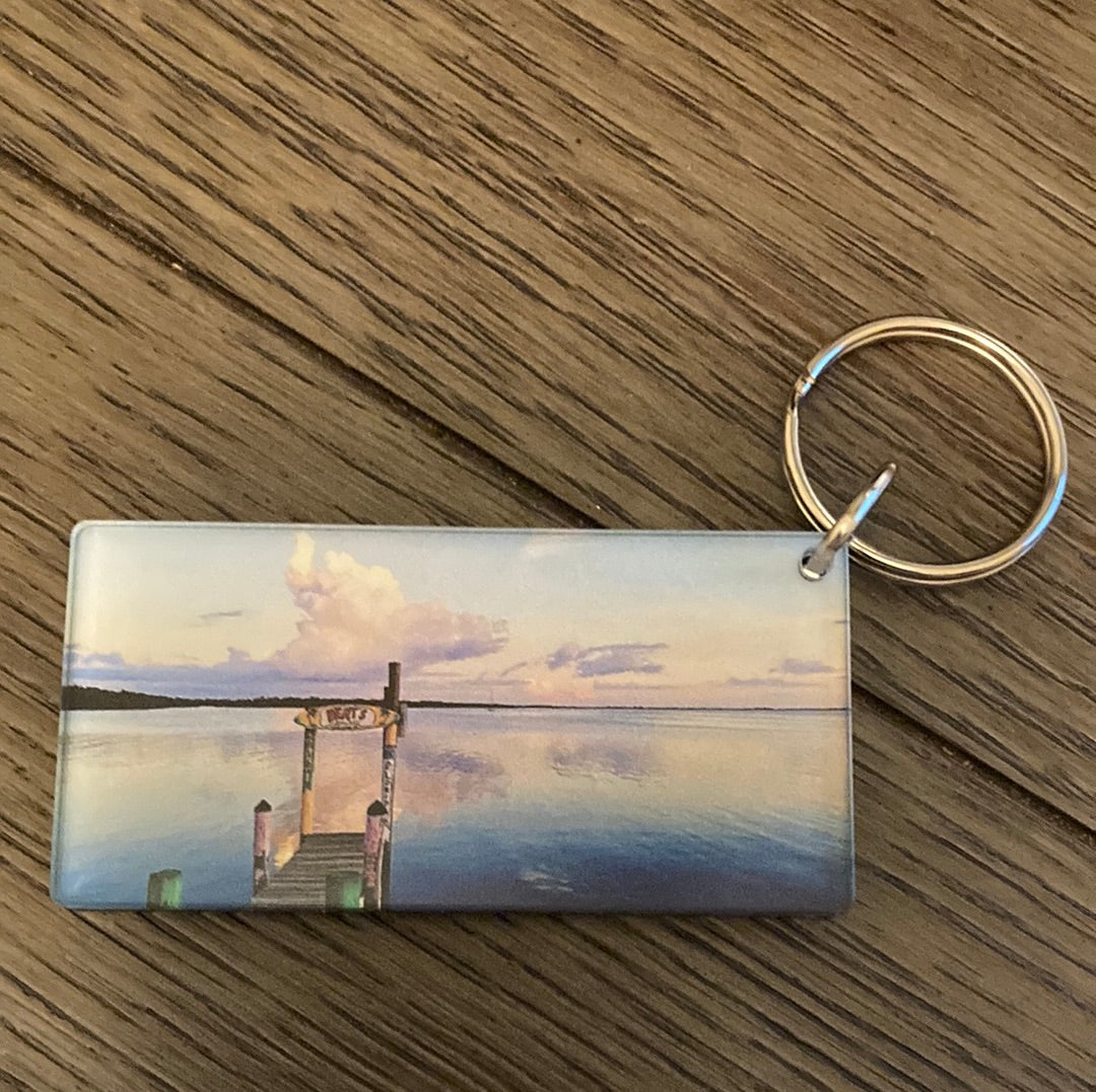 Bert's Dock Magnet or Keychain (3.50" x 1.75")