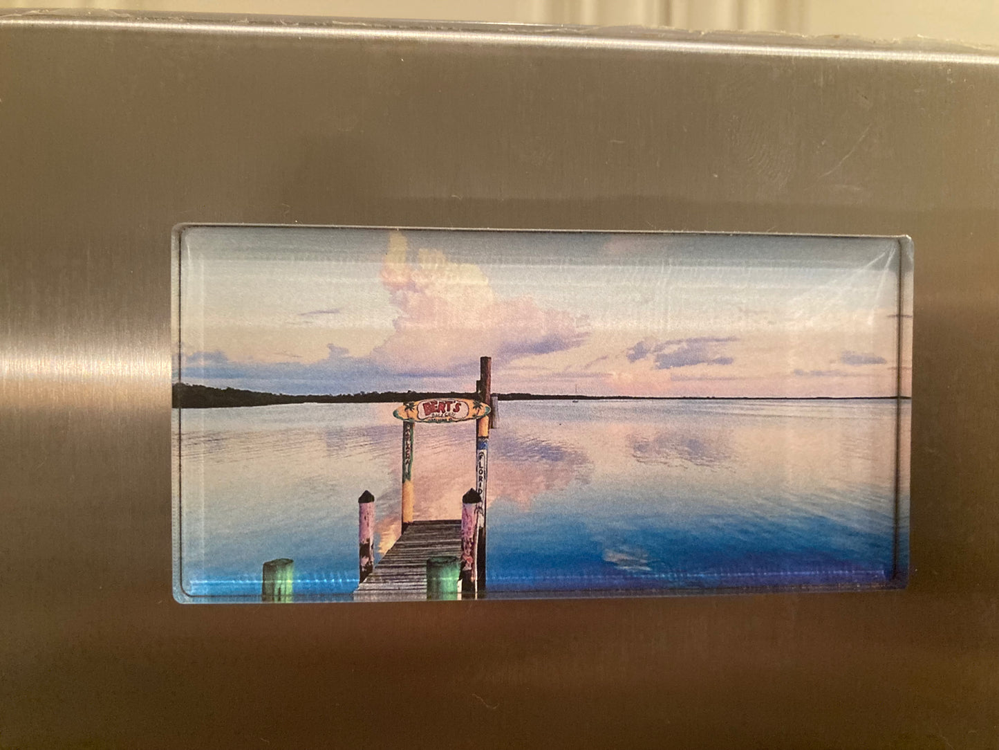 Bert's Dock Magnet or Keychain (3.50" x 1.75")