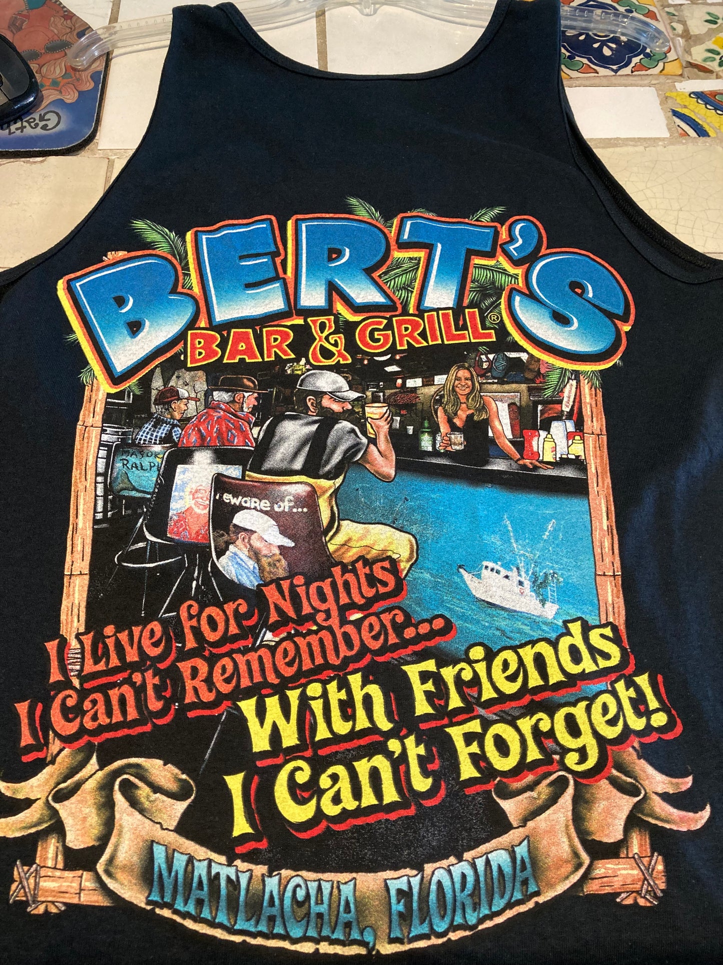 Nights I Can't Remember Tank Top 100% Cotton