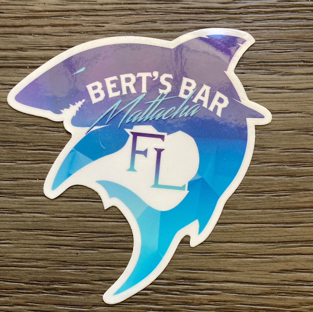 Bert's Bar Stickers - Large (3-4")