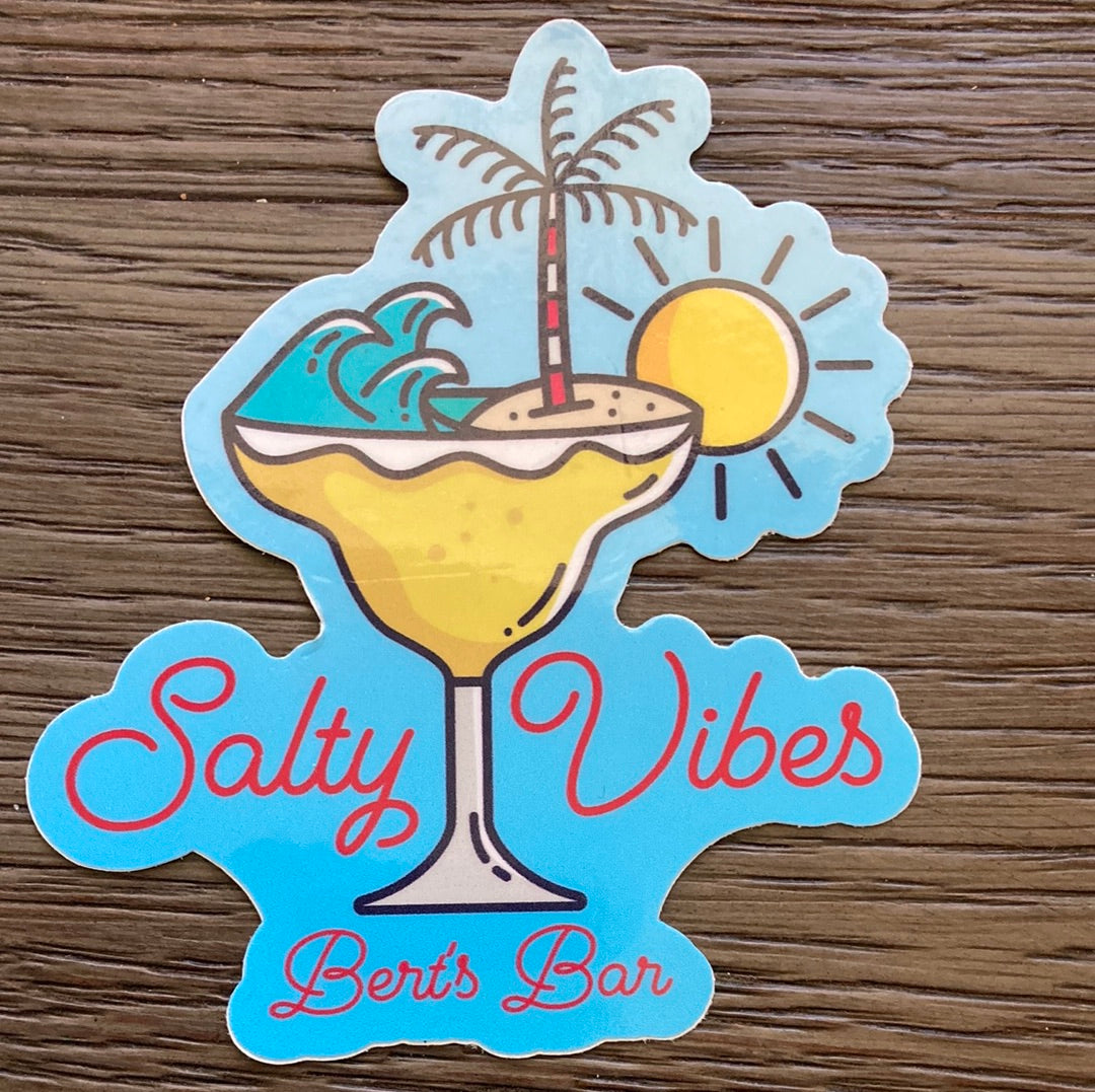 Bert's Bar Stickers - Large (3-4")