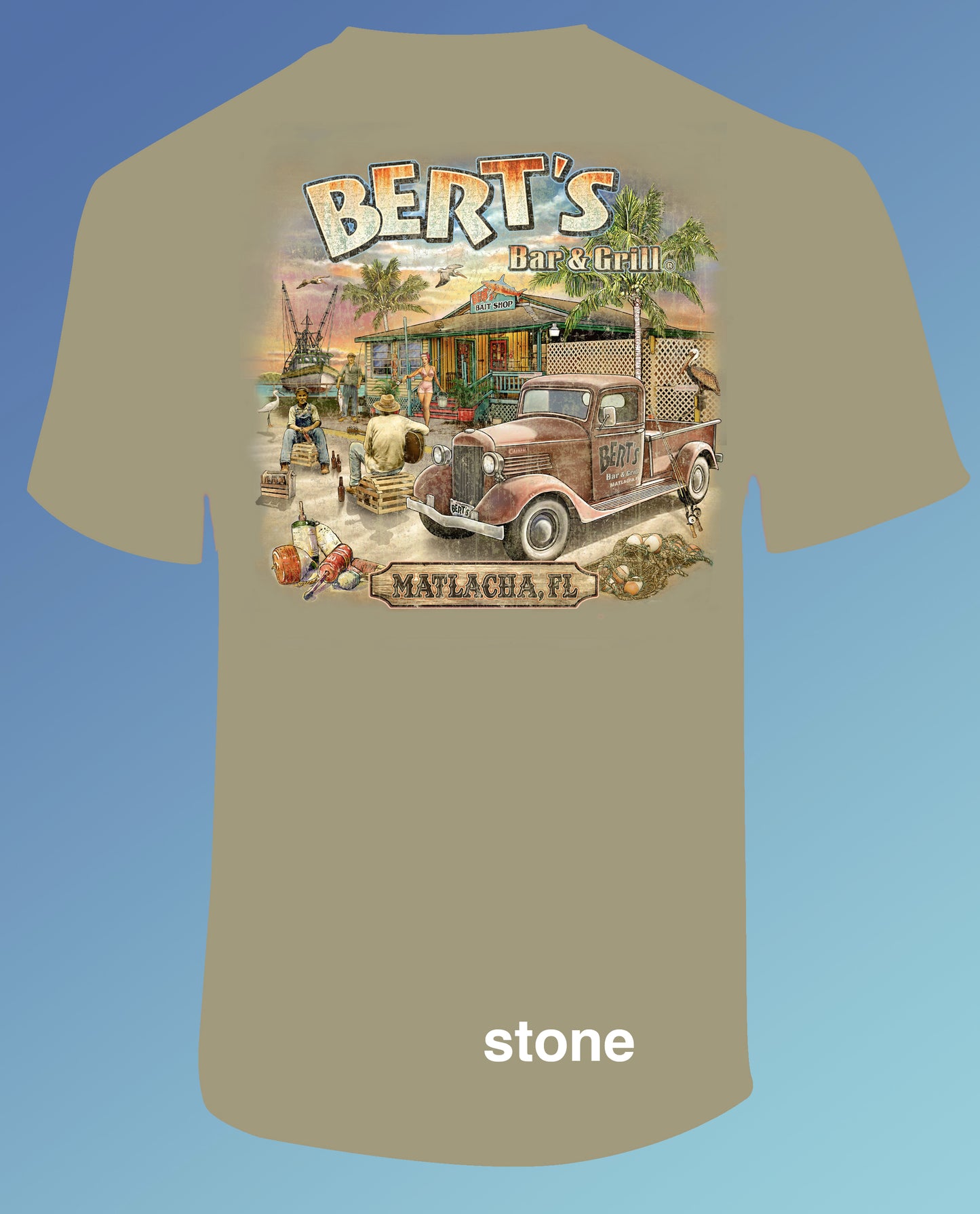 Bert's Bait Shop Pre-shrunk T-Shirt