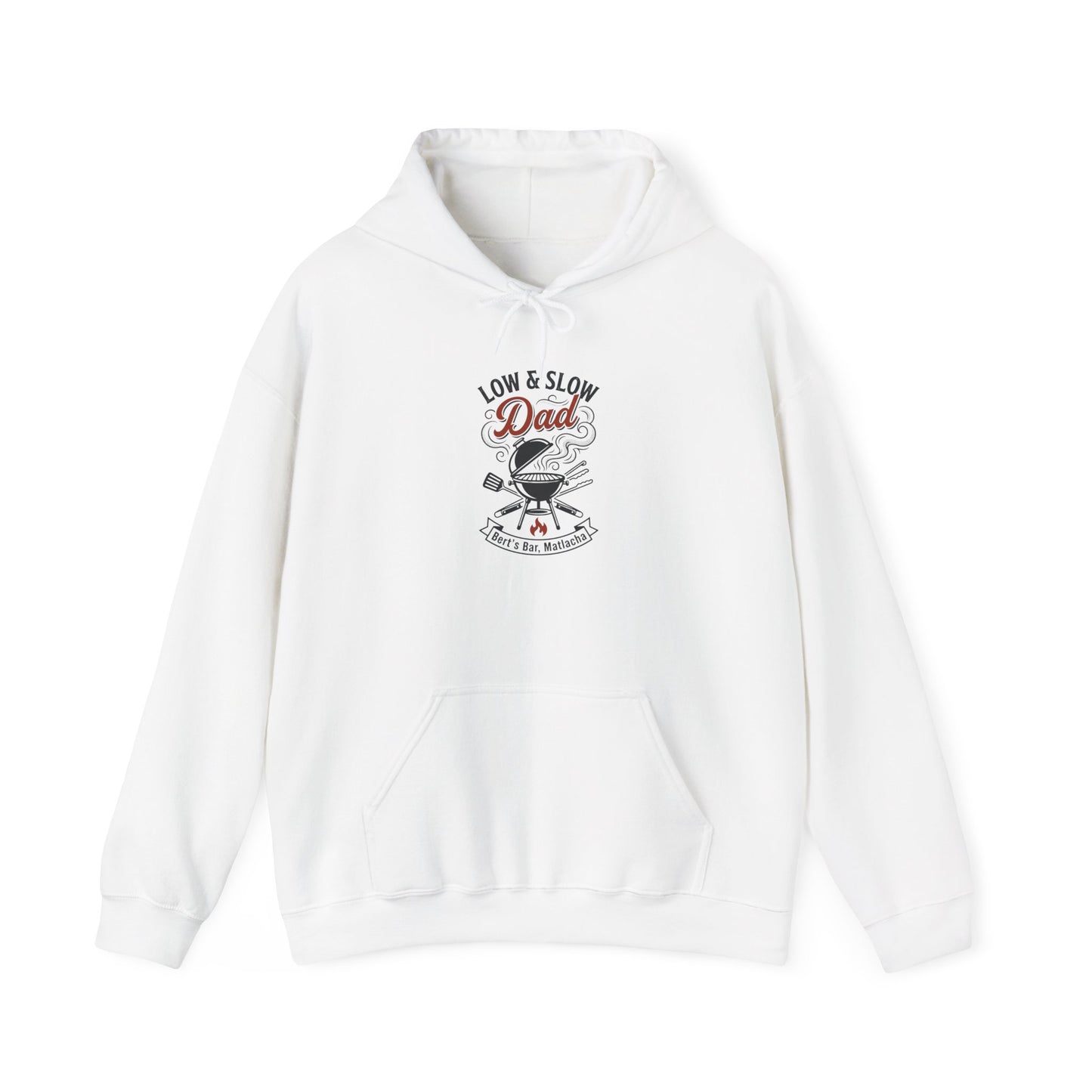 Low & Slow Dad Hoodie | Retro BBQ Grilling Father's Day