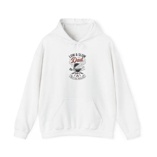 Low & Slow Dad Hoodie | Retro BBQ Grilling Father's Day