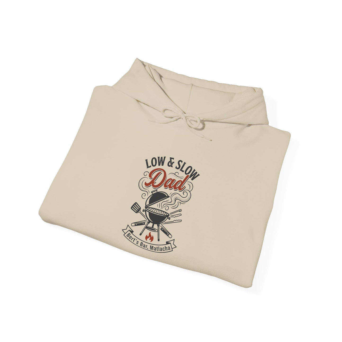 Low & Slow Dad Hoodie | Retro BBQ Grilling Father's Day