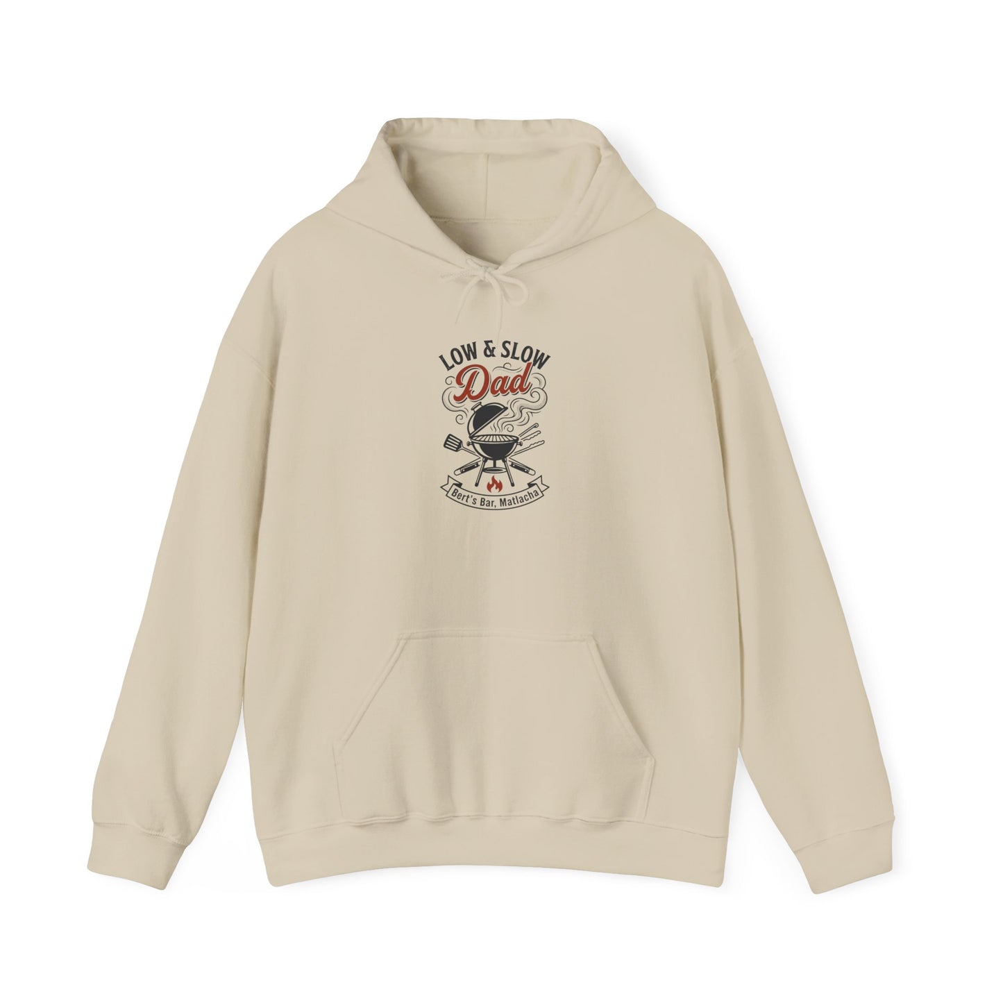 Low & Slow Dad Hoodie | Retro BBQ Grilling Father's Day