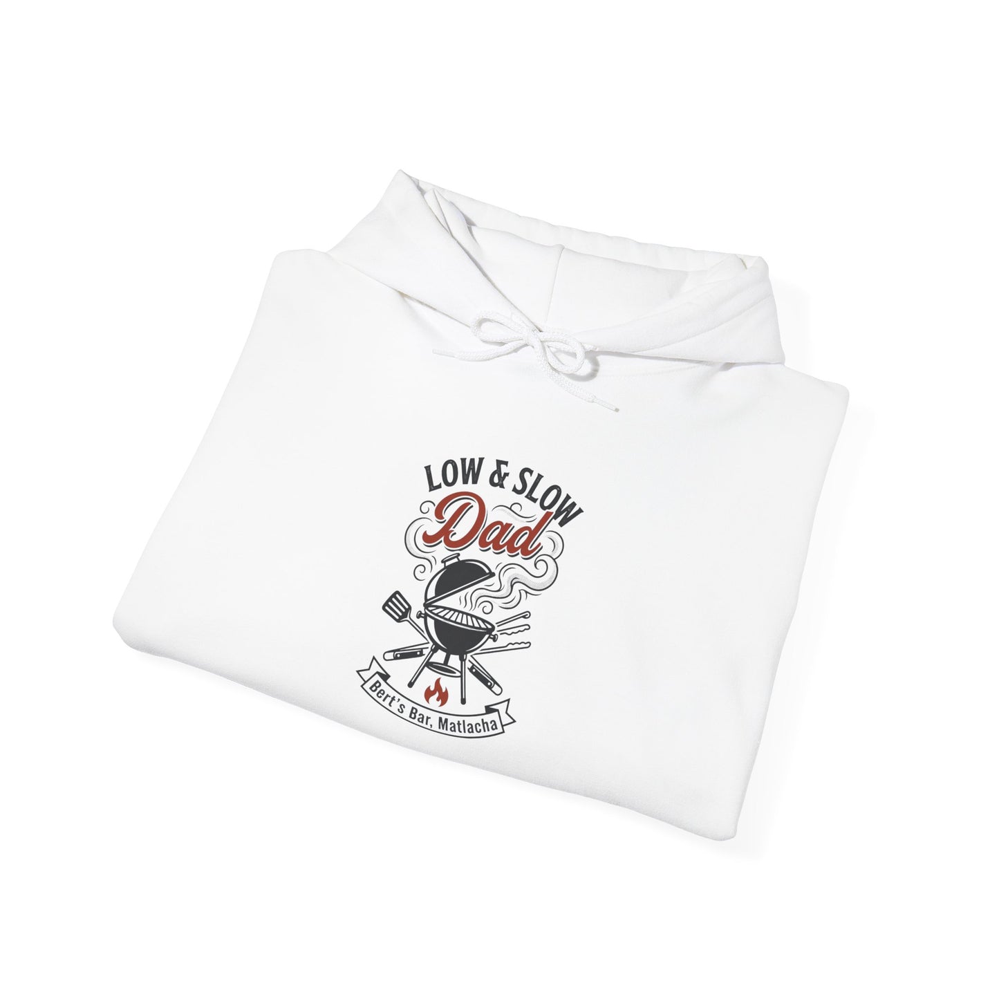 Low & Slow Dad Hoodie | Retro BBQ Grilling Father's Day