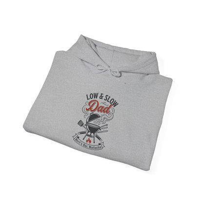 Low & Slow Dad Hoodie | Retro BBQ Grilling Father's Day