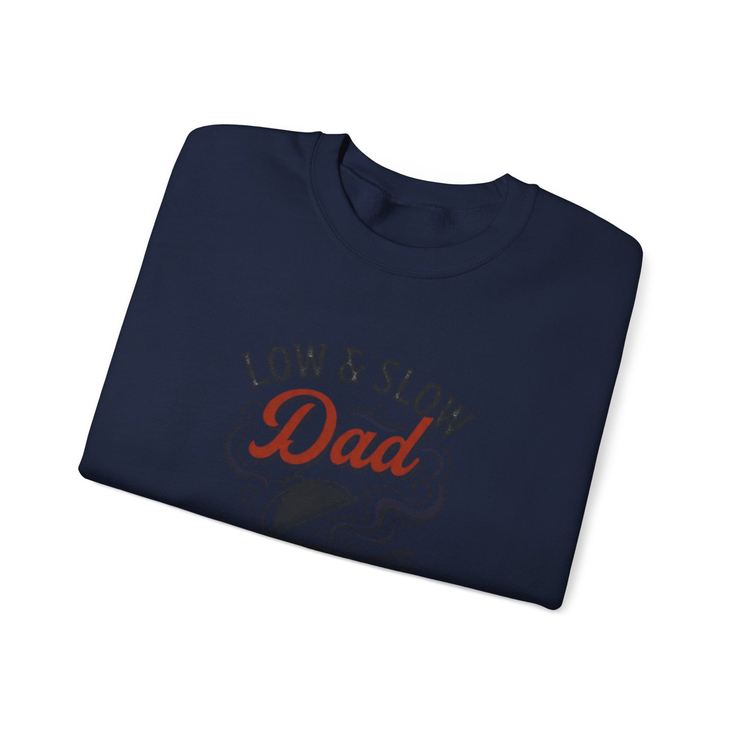 Low & Slow Dad Sweatshirt | Father’s Day BBQ Grilling Shirt, Retro BBQ Graphic