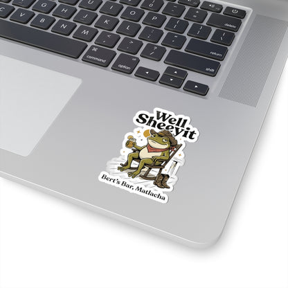 Well Sheeyit Frog Sticker | Vintage Southern, Retro Western, Distressed