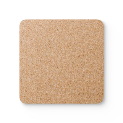 Cork 4 piece Coaster Set — 'Bert's Bar & Grill' Tropical Parrot Drink Coasters (Ship only)