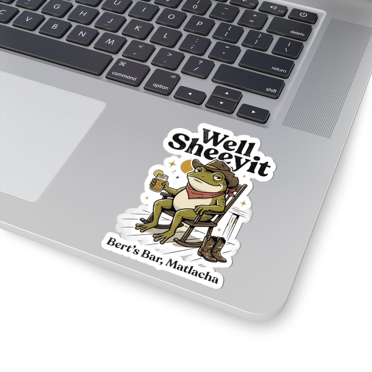 Well Sheeyit Frog Sticker | Vintage Southern, Retro Western, Distressed