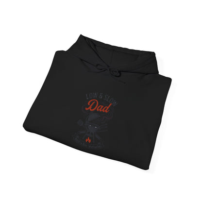 Low & Slow Dad Hoodie | Retro BBQ Grilling Father's Day