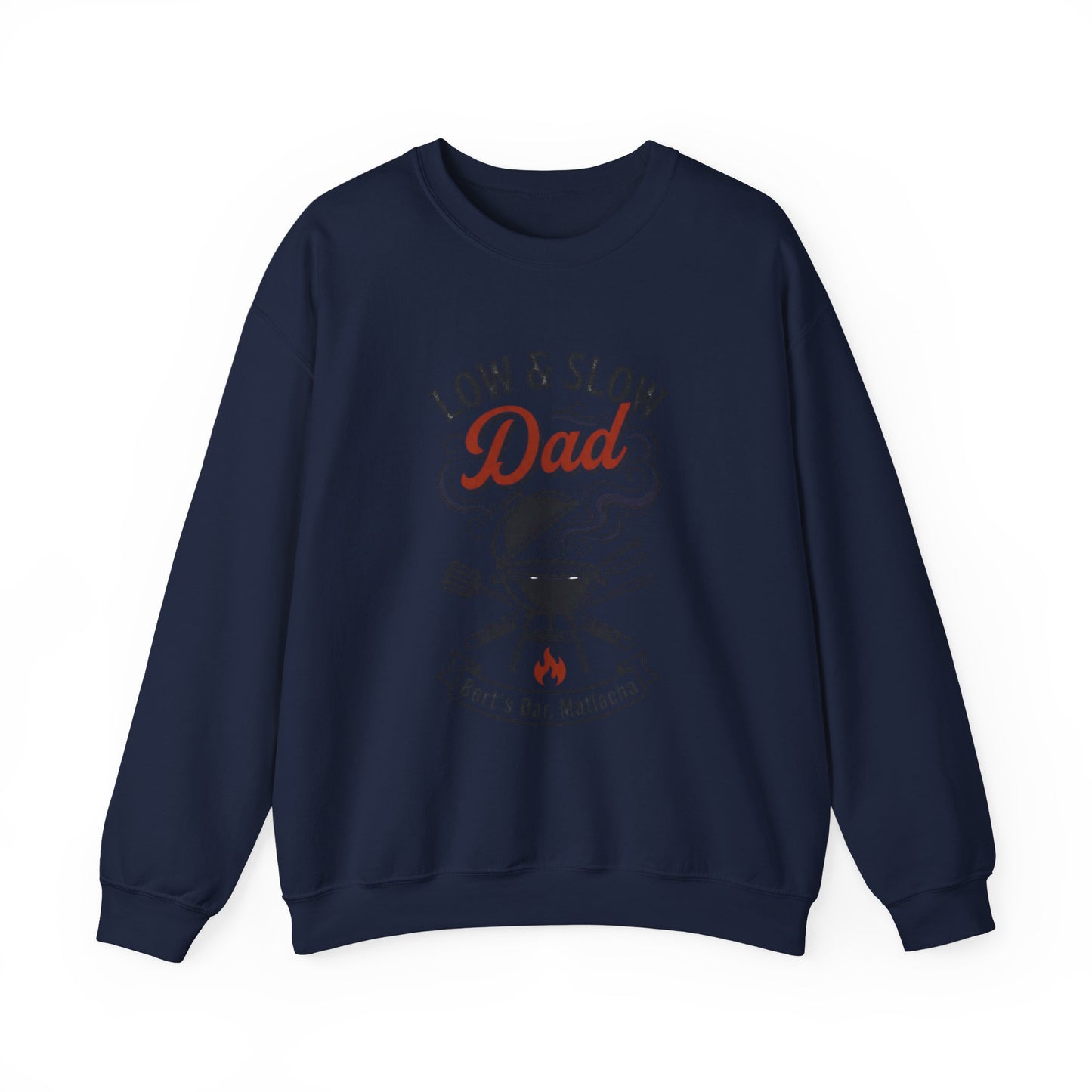 Low & Slow Dad Sweatshirt | Father’s Day BBQ Grilling Shirt, Retro BBQ Graphic