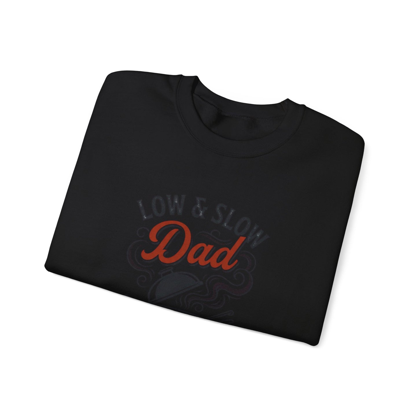Low & Slow Dad Sweatshirt | Father’s Day BBQ Grilling Shirt, Retro BBQ Graphic