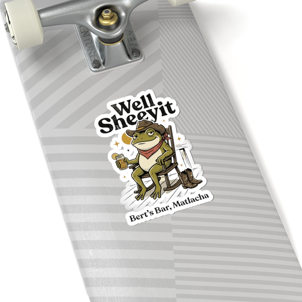 Well Sheeyit Frog Sticker | Vintage Southern, Retro Western, Distressed