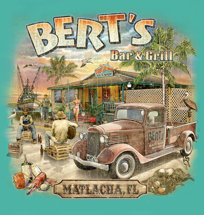 Bert's Bait Shop Pre-shrunk T-Shirt