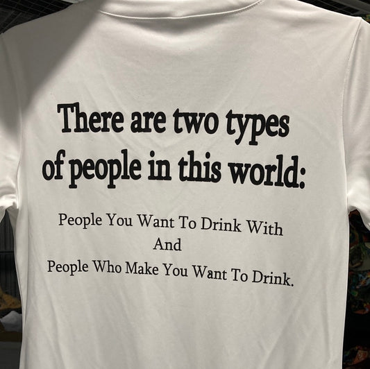 Two types of People V-neck Performance  (Women's, New for 2022!)
